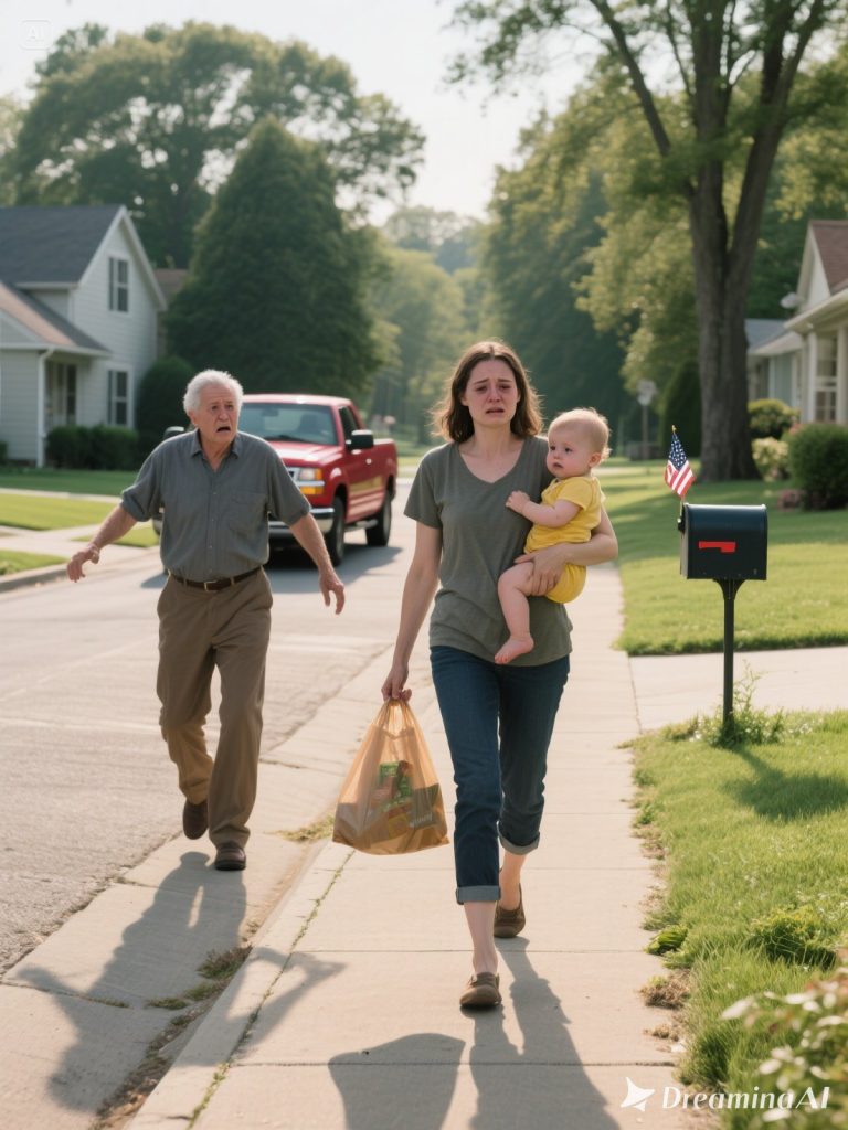 My dad spotted me limping down our quiet American street, Eli on my hip, no car in sight. He asked why I was walking when he’d bought me an SUV, and I finally whispered, “His mom took it… she says I’m lucky they let me stay.” Then he said, “Get in the car, we’re fixing this tonight”—and that’s when my marriage, my in-laws, and my whole life blew wide open.