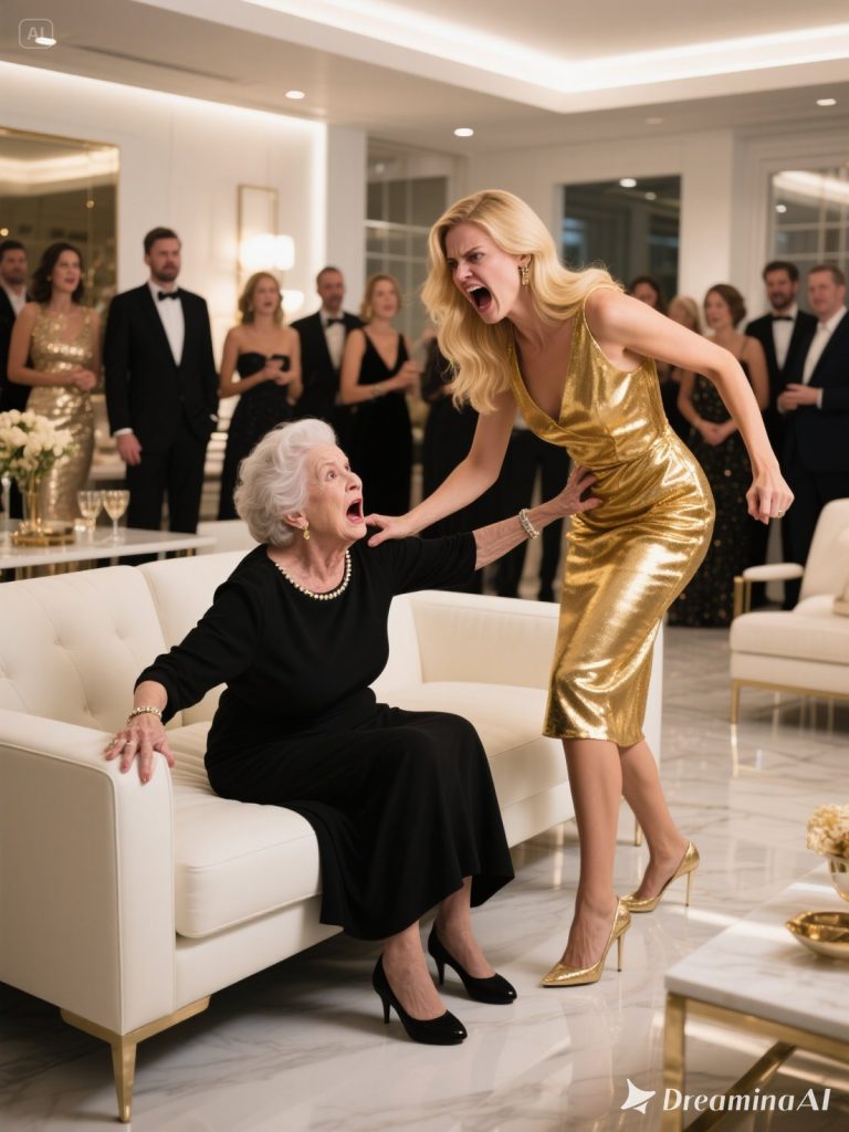 My Daughter-In-Law Physically Pushed Me Off Her White Designer Sofa During Her Housewarming Party Because My Dress Was “Too Dull” For Her Aesthetic. She Told Me I Was Only Invited Out Of Pity. Two Weeks Later, I Called The Loan.