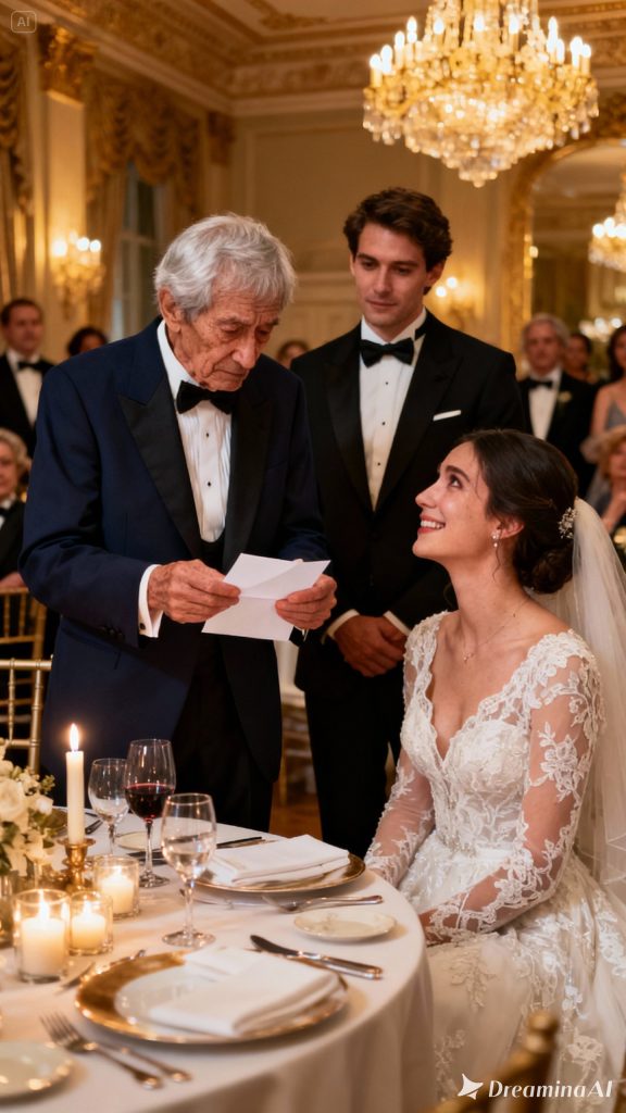 When a poor father gave his daughter an ordinary envelope at her wedding, the groom’s wealthy relatives couldn’t help but laugh at such a “generous” gift.