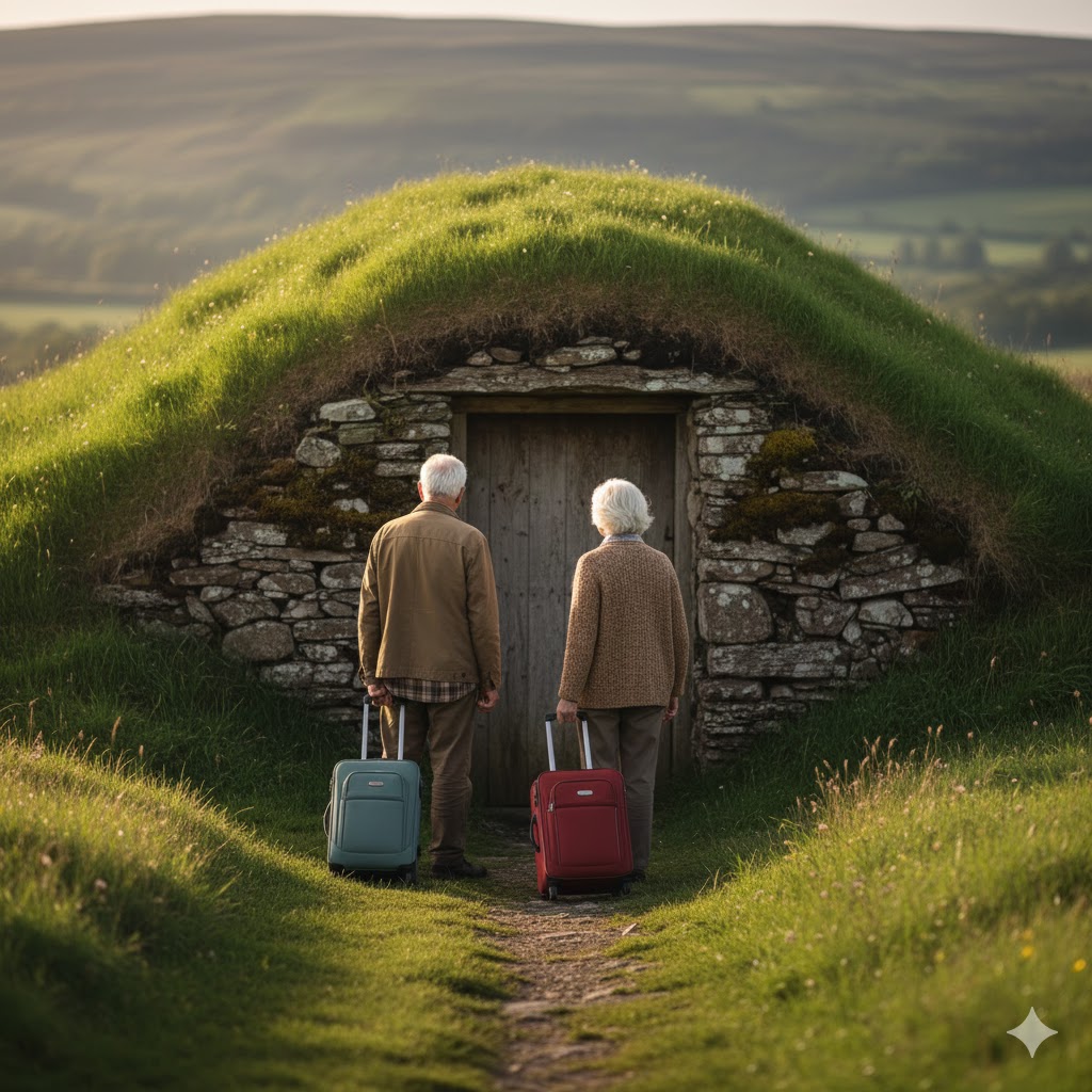 Abandoned by their children, they uncover a buried house… and what lay inside changes everything.