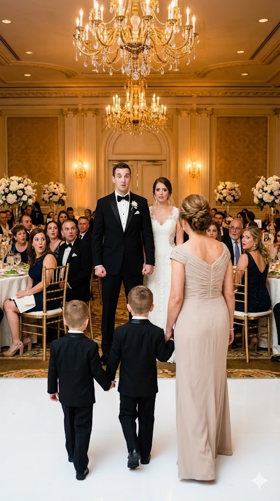 A Billionaire Sent a Wedding Invitation to Impress His Ex — Only to Freeze When She Arrived With Twins Who Looked Exactly Like Him