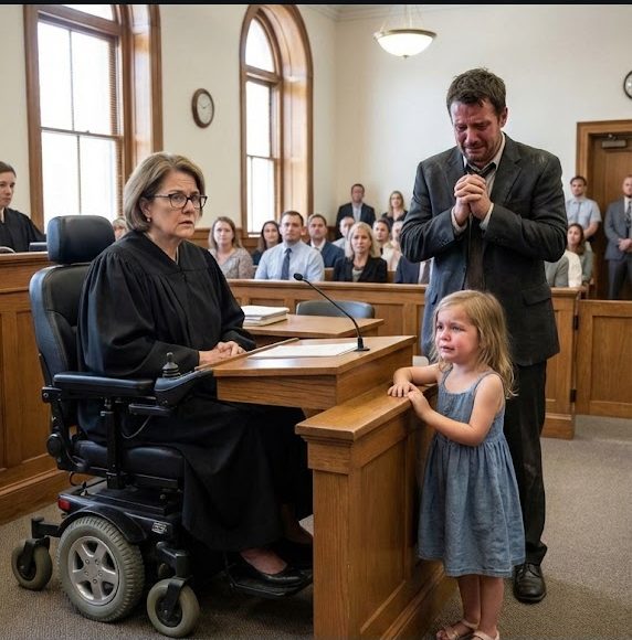 A Five-Year-Old Faced the Judge in a Wheelchair and Said, “Let My Dad Come Home and I’ll Help Your Legs Walk Again” — The Court Laughed, Until Her Words Started Changing Everything.
