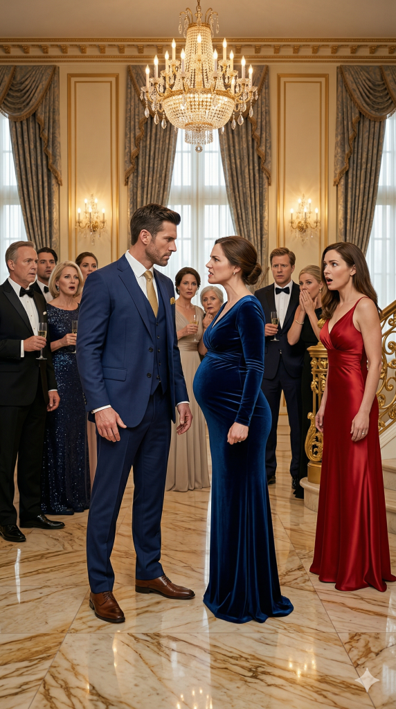 At his promotion celebration, my husband humiliated me in front of everyone while I was seven months pregnant. His mistress leaned in and whispered, “No one can save you now.” He believed I had no one—until I made a single call. Ten minutes later, my father—the majority shareholder he had never met—walked in with the police. The color drained from Ethan’s face as he realized his “perfect life” was nothing more than a trap I had finally shut.