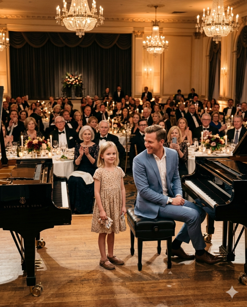 AT A MILLIONAIRE’S PARTY, A POOR GIRL ASKED FOR A CHANCE TO PLAY THE PIANO — WHAT FOLLOWED LEFT THE ENTIRE WORLD SPEECHLESS AND CHANGED LIVES FOREVER