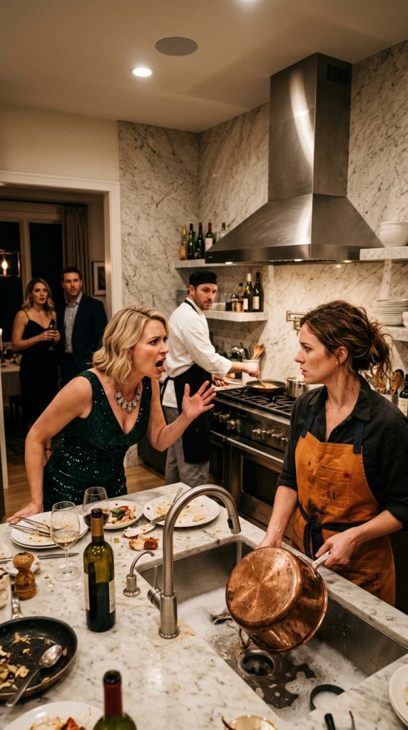 I RETURNED HOME EARLY TO SURPRISE MY WIFE—BUT FOUND HER TUCKED AWAY IN THE KITCHEN WASHING DISHES WHILE MY FAMILY THREW A PARTY UPSTAIRS