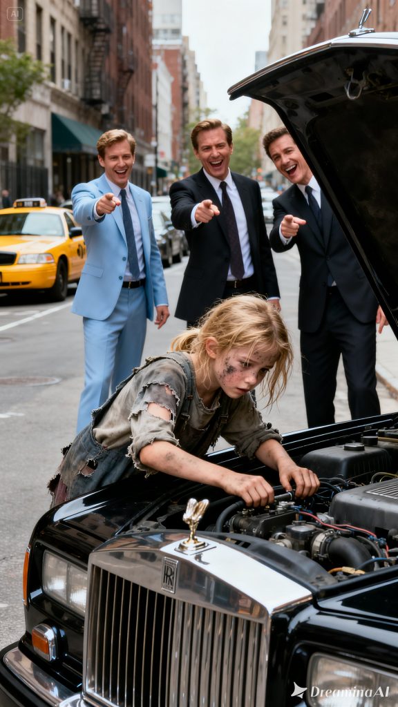 “I’LL GIVE YOU $100 MILLION IF YOU FIX MY CAR,” THE BILLIONAIRE MOCKED A POOR HOMELESS GIRL… BUT WHAT HAPPENED NEXT LEFT HIM SPEECHLESS