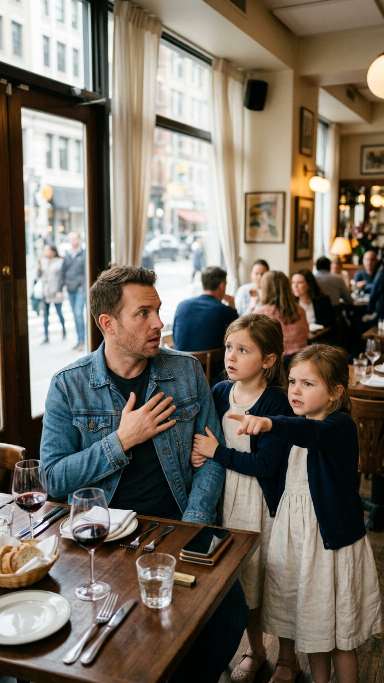 HER BLIND DATE NEVER SHOWED… UNTIL TWO TWIN GIRLS RAN UP TO HER AND SAID, “THEY H!T OUR MOM, SHE’S DY.ING!”